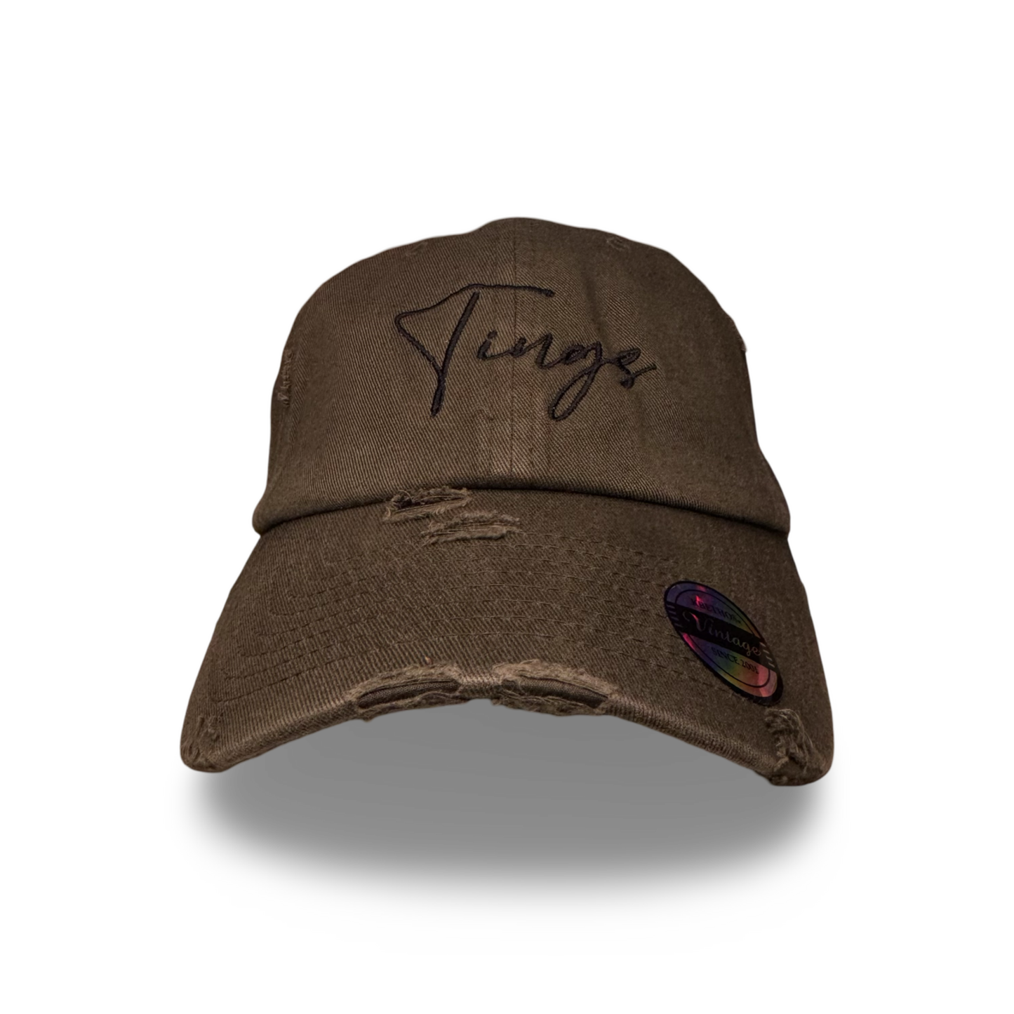 Original " Tings " Distressed Dad Hat