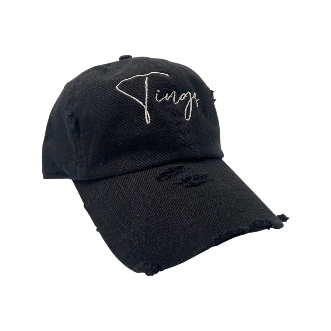 Original " Tings " Distressed Dad Hat