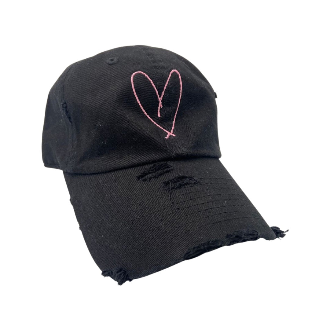 " Tings " Heart Logo Distressed Dad Hat